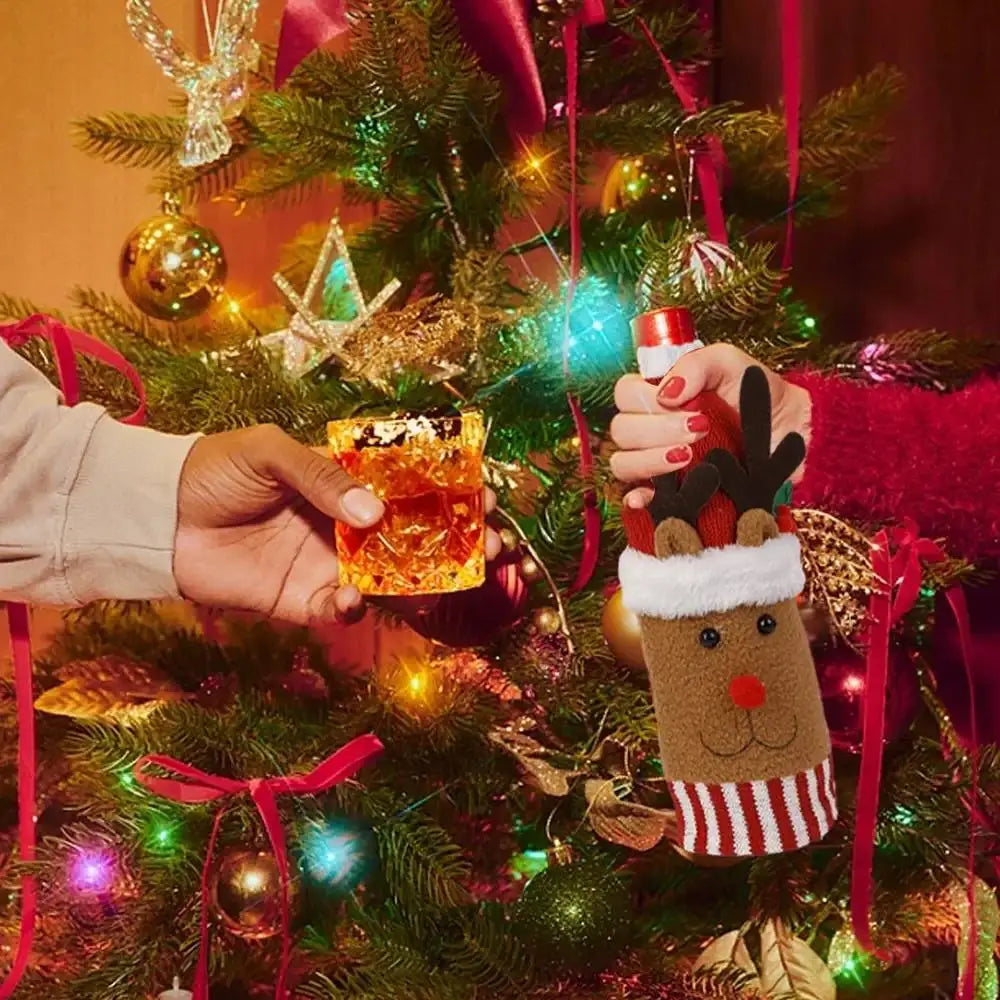 Christmas Wine Bottle Cover