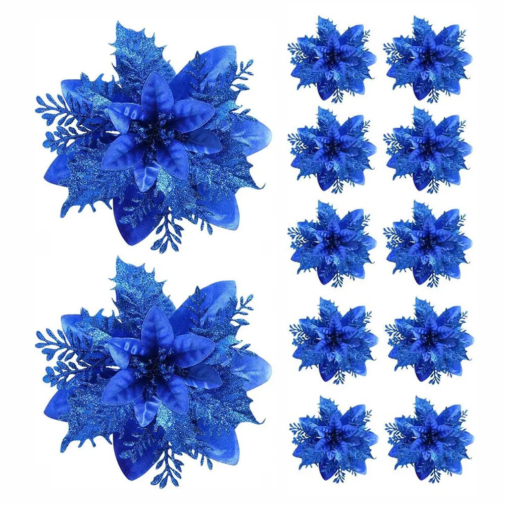Christmas flower ornaments