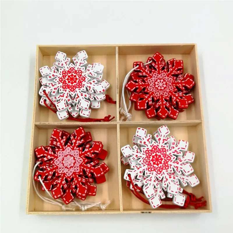 Wooden Christmas Tree Decorations