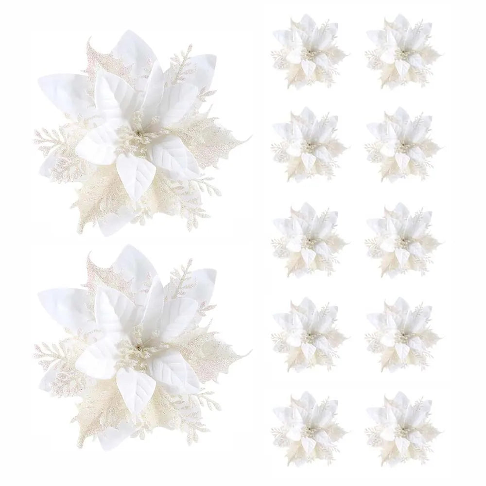 Christmas flower ornaments