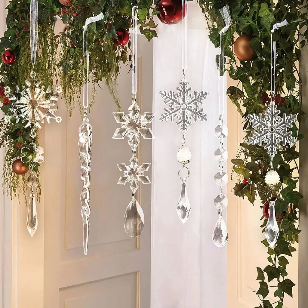 Acrylic Christmas tree decorations