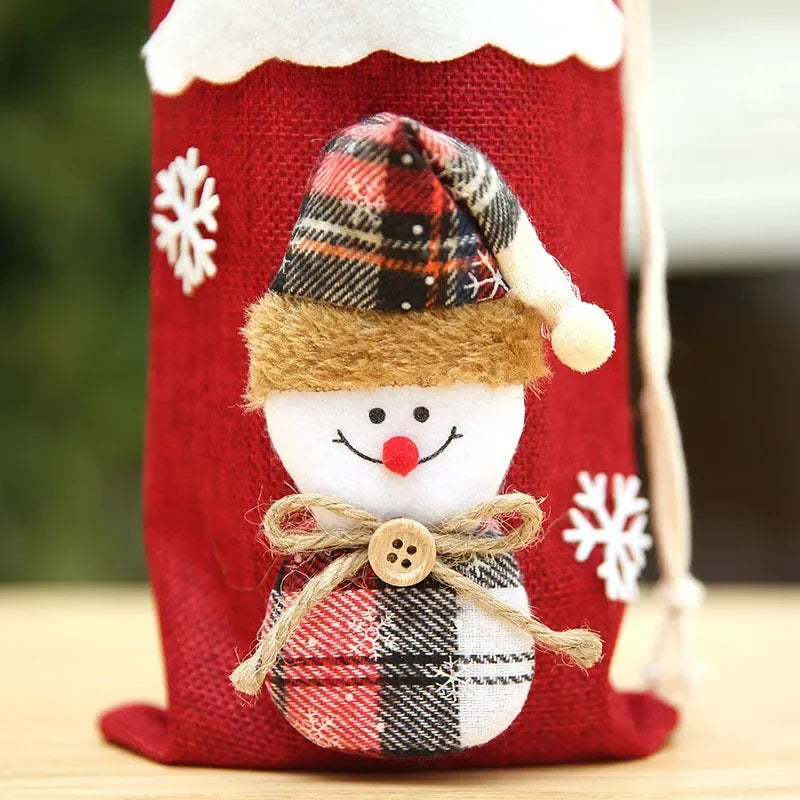 Christmas Wine Bottle Cover